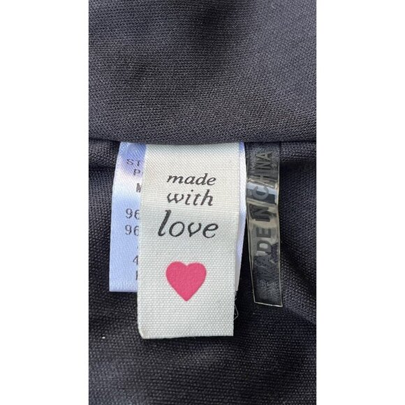 Tea & Cup Womens’s Black Lace Up Skater Mini Dress Size M - Picture 6 of 12